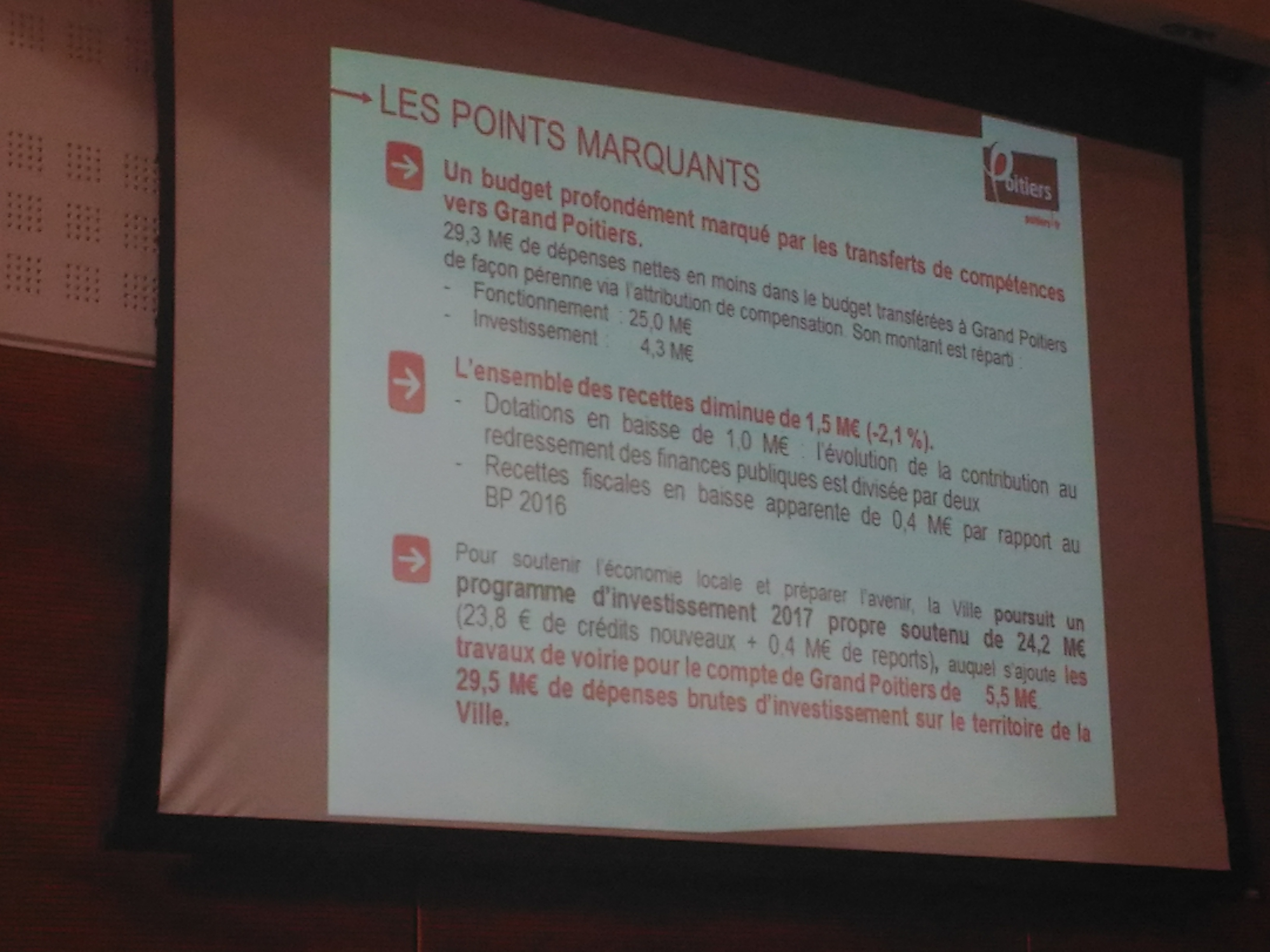 Les points marquants du budget