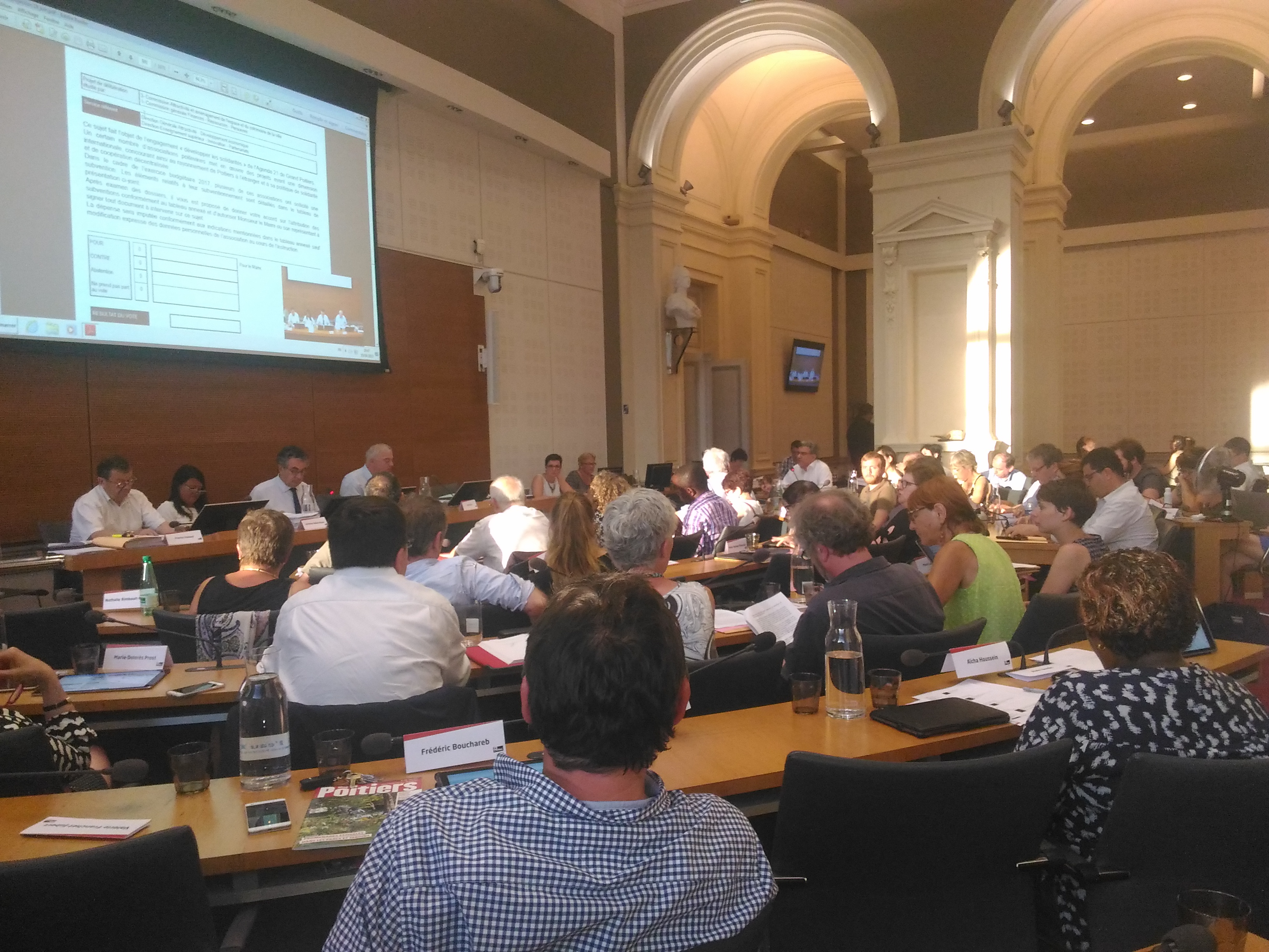 élus Osons Poitiers CM du 19 juin 2017