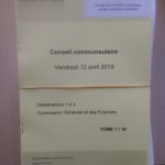 A venir : Conseil communautaire du 12 avril 2019 Conseil communautaire